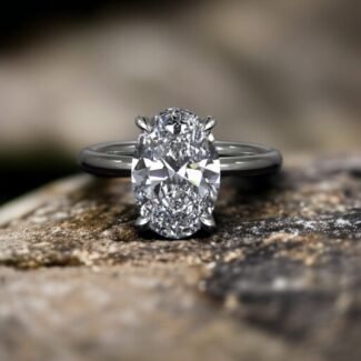 Oval Cut Lab-Grown Diamond Engagement Ring