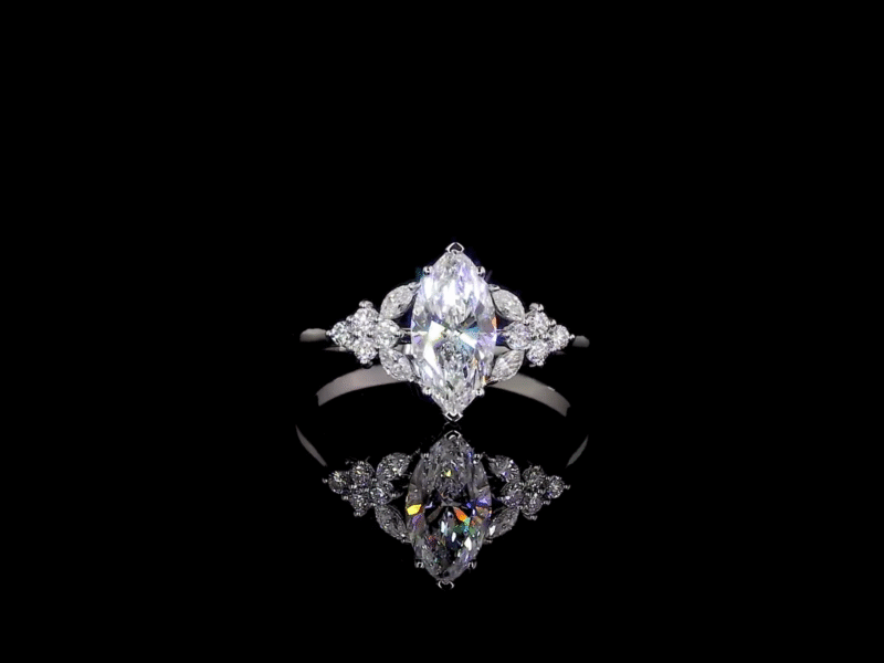 unique vintage style engagement ring