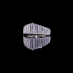 Baguette-Cut Lab-Grown Diamond Eternity Band | Vevajewel