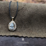 Minimal elegant diamond pendant for everyday wear