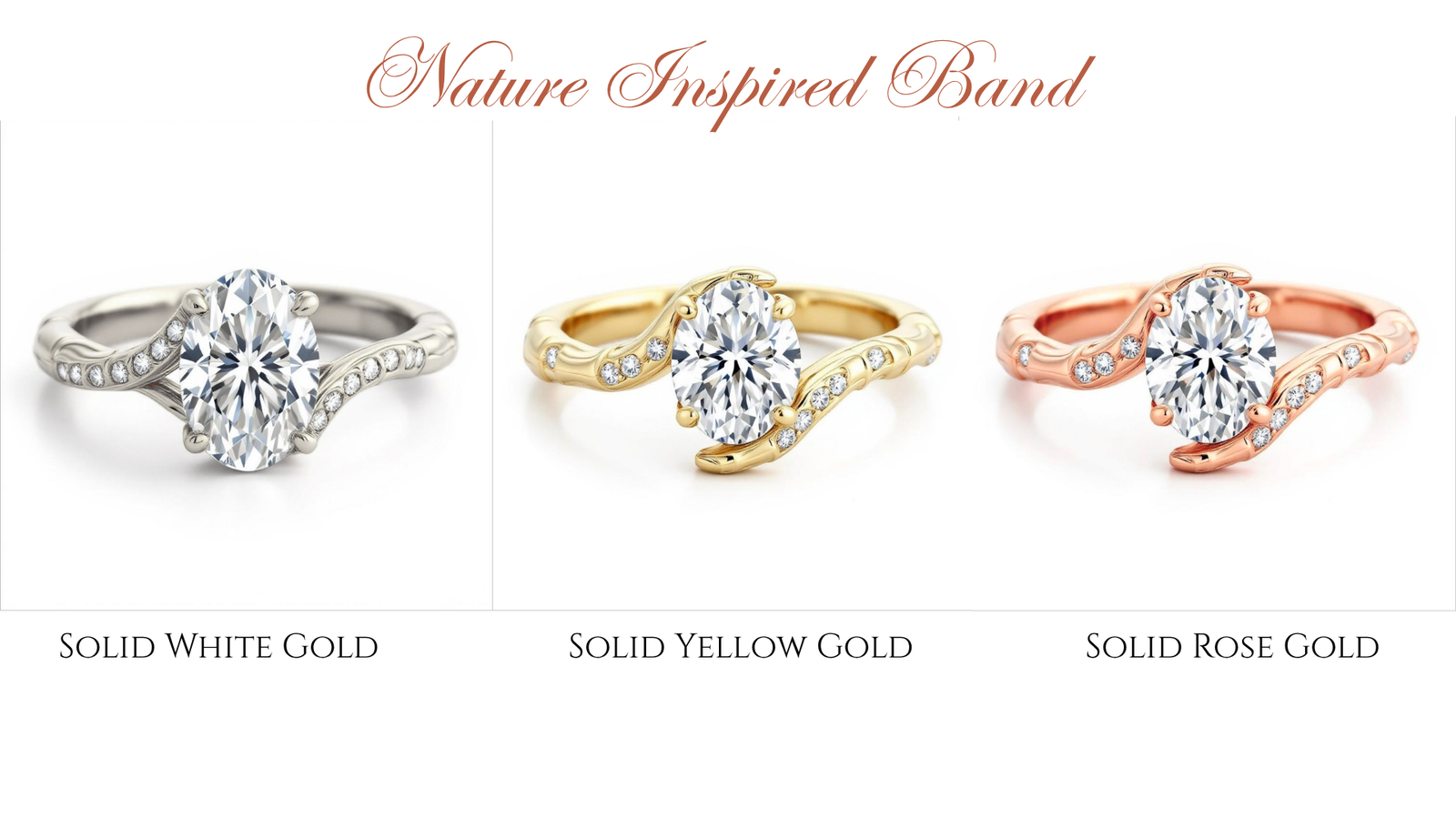 artistic nature inspired moissanite engagement ring