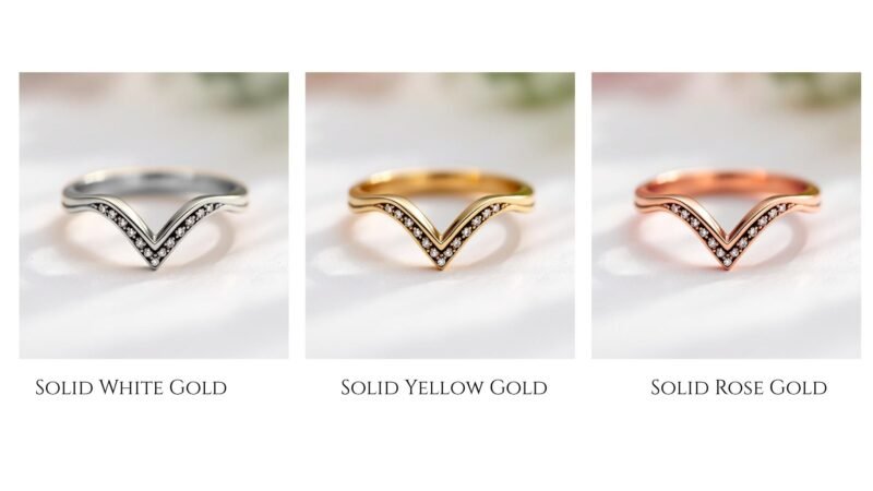 Black Enamel Diamond Chevron Band
