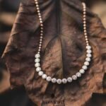 Simple elegant diamond necklace for daily wear