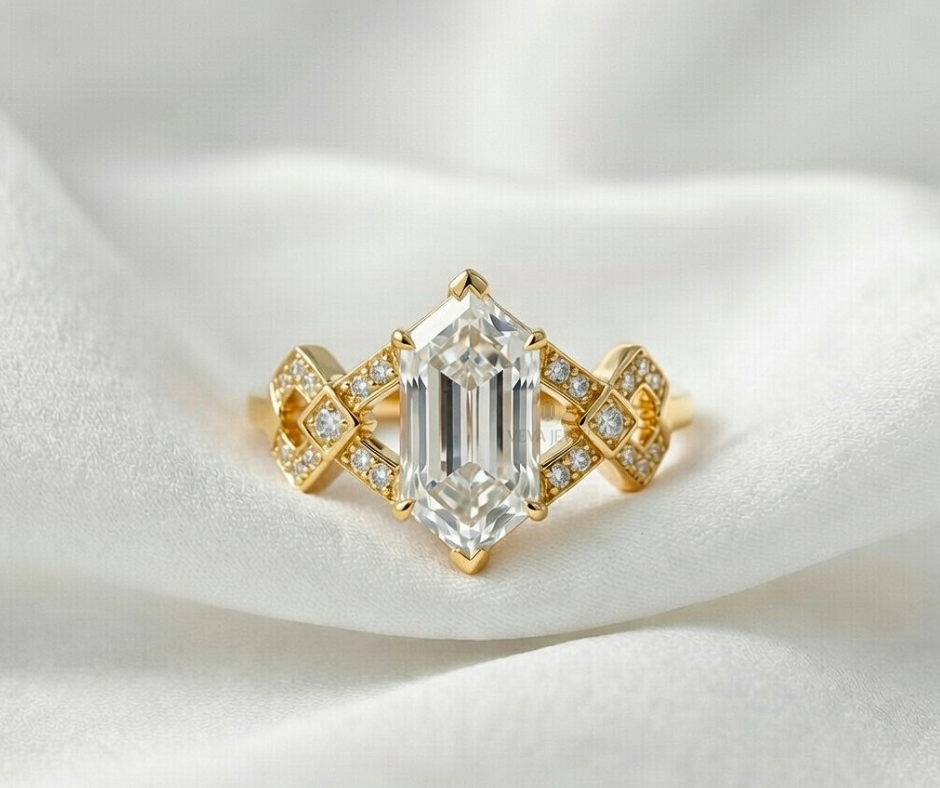 vintage art deco promise ring